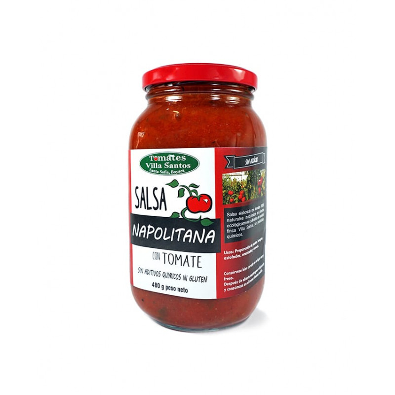 Salsa Napolitana con Tomates orgánicos