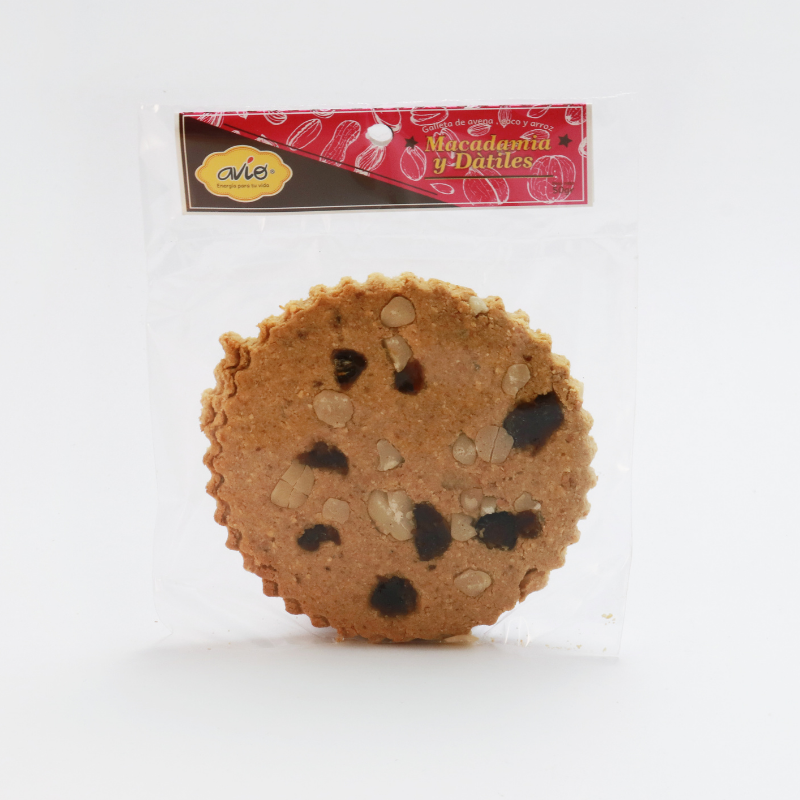Galleta de macadamia y dátiles AVIO