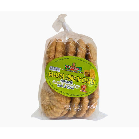 Galleta Quinua y sagú libre de gluten unds